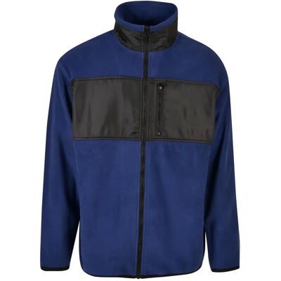 Polaire Urban Classics Patched Micro Bleu XL - Publicité Polaire Urban Classics Patched Micro Bleu XL - Publicité