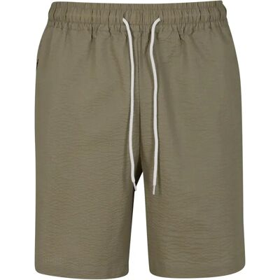 Short Urban Classics Basic Seersucker Vert L - Publicité Short Urban Classics Basic Seersucker Vert L - Publicité