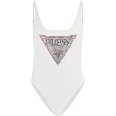 Maillot de bain 1 pièce femme Guess Rhinestone Blanc XS - Publicité Maillot de bain 1 pièce femme Guess Rhinestone Blanc XS - Publicité