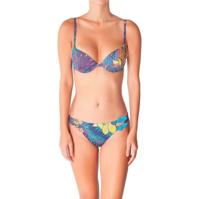 Bas de maillot de bain brésilien femme Huit Tropical Jungle Multicolore S - Publicité Bas de maillot de bain brésilien femme Huit Tropical Jungle Multicolore S - Publicité