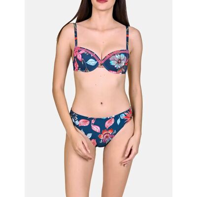 Haut de maillot de bain préformé femme Lisca Jamaica Bleu 40E - Publicité Haut de maillot de bain préformé femme Lisca Jamaica Bleu 40E - Publicité