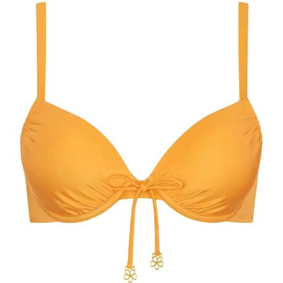 Haut de maillot de bain push-up femme Lisca Karpathos Jaune 42B - Publicité Haut de maillot de bain push-up femme Lisca Karpathos Jaune 42B - Publicité