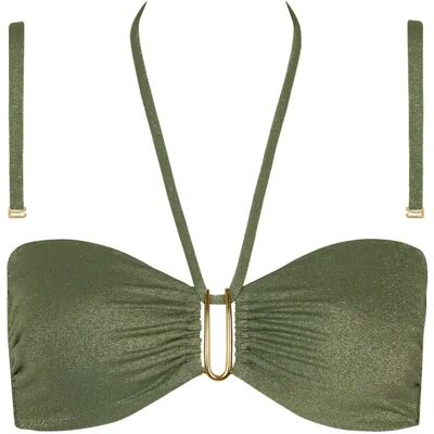 Haut de maillot de bain bandeau sans armatures femme Lisca Imperia Vert M - Publicité Haut de maillot de bain bandeau sans armatures femme Lisca Imperia Vert M - Publicité