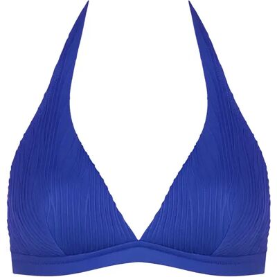 Haut de maillot de bain triangle sans armatures femme Lisca Sorrento Bleu 42B - Publicité Haut de maillot de bain triangle sans armatures femme Lisca Sorrento Bleu 42B - Publicité