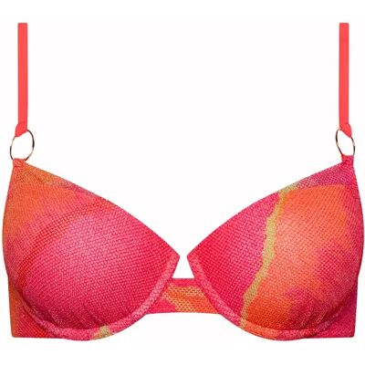 Haut de maillot de bain préformé femme Lisca Atlantida Orange 42B - Publicité Haut de maillot de bain préformé femme Lisca Atlantida Orange 42B - Publicité