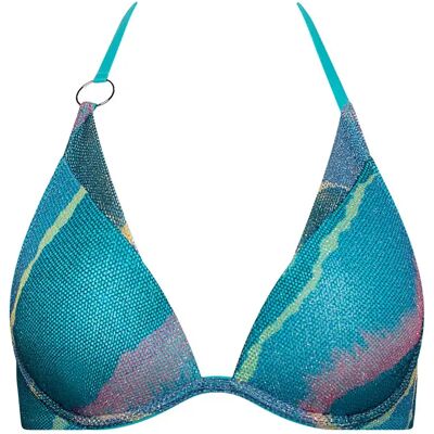 Haut de maillot de bain préformé dos nu sans armatures femme Lisca Atlantida Vert 42B - Publicité Haut de maillot de bain préformé dos nu sans armatures femme Lisca Atlantida Vert 42B - Publicité