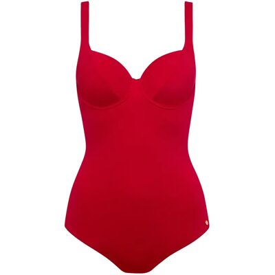 Maillot de bain 1 pièce femme Lisca Portofino Rouge 42B - Publicité Maillot de bain 1 pièce femme Lisca Portofino Rouge 42B - Publicité