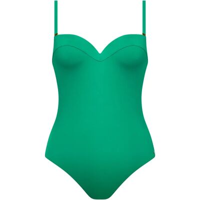 Maillot de bain 1 pièce femme Lisca Portofino Vert 42B - Publicité Maillot de bain 1 pièce femme Lisca Portofino Vert 42B - Publicité