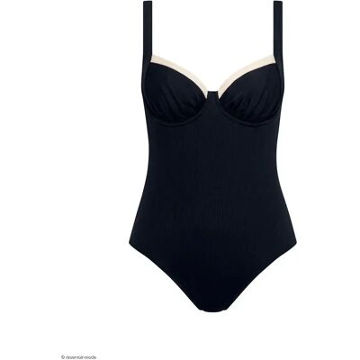 Maillot de bain 1 pièce armaturé gainant femme Lisca Sydney Noir 42B - Publicité Maillot de bain 1 pièce armaturé gainant femme Lisca Sydney Noir 42B - Publicité
