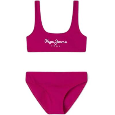 Maillot de bain 2 pièces fille Pepe Jeans SC Rose 8 ans - Publicité Maillot de bain 2 pièces fille Pepe Jeans SC Rose 8 ans - Publicité