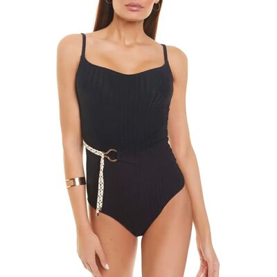 Maillot de bain 1 pièce préformé multipositions femme Selmark Basica Noir 95B - Publicité Maillot de bain 1 pièce préformé multipositions femme Selmark Basica Noir 95B - Publicité