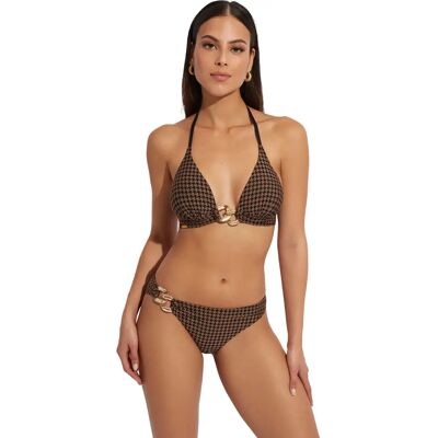 Haut de maillot de bain triangle préformé femme Selmark Corfu Noir 100B - Publicité Haut de maillot de bain triangle préformé femme Selmark Corfu Noir 100B - Publicité