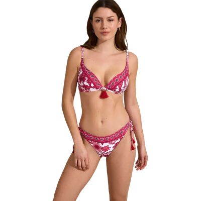 Haut de maillot de bain décolleté préformé sans armatures femme Selmark Acanthus Rose 85C - Publicité Haut de maillot de bain décolleté préformé sans armatures femme Selmark Acanthus Rose 85C - Publicité