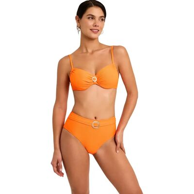 Haut de maillot de bain bikini emboîtant femme Selmark Solstice Orange 100C - Publicité Haut de maillot de bain bikini emboîtant femme Selmark Solstice Orange 100C - Publicité