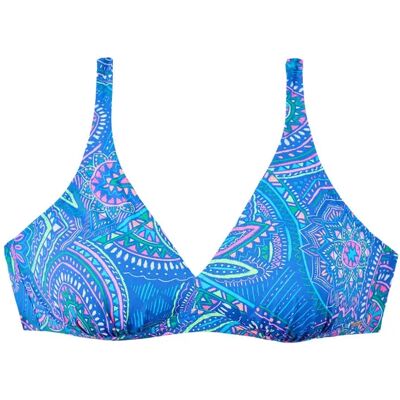 Haut de maillot de bain femme Triola 86266 Bleu 85E - Publicité Haut de maillot de bain femme Triola 86266 Bleu 85E - Publicité