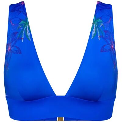 Haut de maillot de bain femme Triumph Tropics P Bleu 42B - Publicité Haut de maillot de bain femme Triumph Tropics P Bleu 42B - Publicité