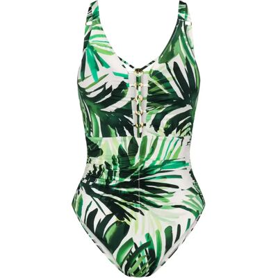 Maillot de bain 1 pièce femme Triumph Palm OP 01 Vert 42B - Publicité Maillot de bain 1 pièce femme Triumph Palm OP 01 Vert 42B - Publicité