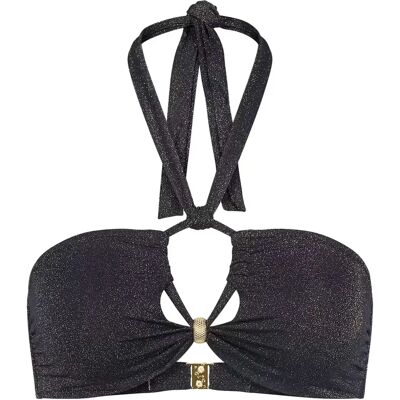 Haut de maillot de bain bandeau femme Triumph Summer Sunset Noir 42B - Publicité Haut de maillot de bain bandeau femme Triumph Summer Sunset Noir 42B - Publicité