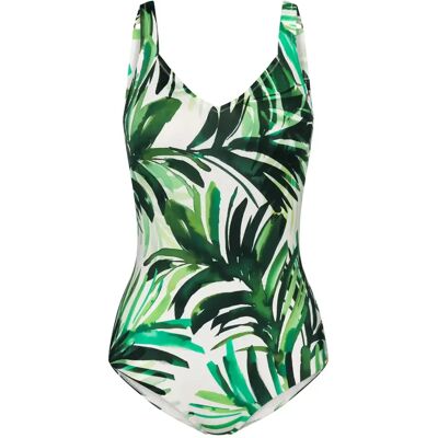 Maillot de bain 1 pièce gainant femme Triumph Summer Palm Vert 42B - Publicité Maillot de bain 1 pièce gainant femme Triumph Summer Palm Vert 42B - Publicité