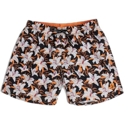 Short de bain Admas Sunset Jungle Multicolore L - Publicité Short de bain Admas Sunset Jungle Multicolore L - Publicité