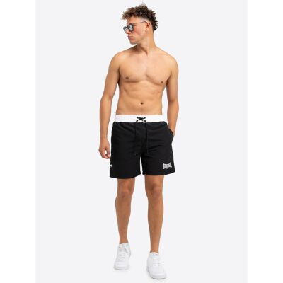 Short de bain avec poches Lonsdale Regular Fit Thorpe Noir 2XL - Publicité Short de bain avec poches Lonsdale Regular Fit Thorpe Noir 2XL - Publicité