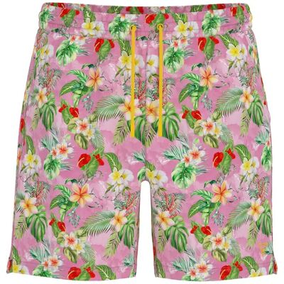Short de bain Guess Exotic Print Bleu M - Publicité Short de bain Guess Exotic Print Bleu M - Publicité