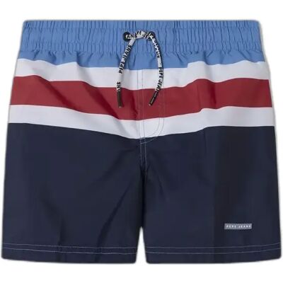 Short de bain enfant Pepe Jeans Color Block Bleu 6 ans - Publicité Short de bain enfant Pepe Jeans Color Block Bleu 6 ans - Publicité
