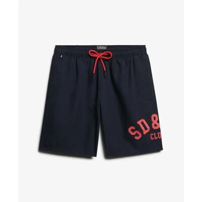 Short de bain imprimée 16" Superdry Bleu S - Publicité Short de bain imprimée 16" Superdry Bleu S - Publicité