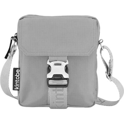 Sac bandoulière Kintobe NICO Gris 2 L - Publicité Sac bandoulière Kintobe NICO Gris 2 L - Publicité