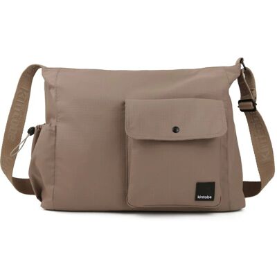 Sac bandoulière Kintobe MILO Marron 13 L - Publicité Sac bandoulière Kintobe MILO Marron 13 L - Publicité