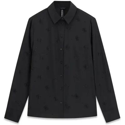 Chemise femme Guess Flore Logo Hotfix Noir M - Publicité Chemise femme Guess Flore Logo Hotfix Noir M - Publicité