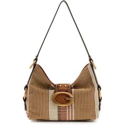 Sac bandoulière mini femme Guess Camden Beige TU - Publicité Sac bandoulière mini femme Guess Camden Beige TU - Publicité