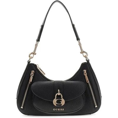 Sac bandoulière femme Guess Jessa Noir TU - Publicité Sac bandoulière femme Guess Jessa Noir TU - Publicité