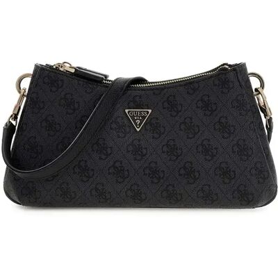 Sac bandoulière 3 compartiments femme Guess Noelle II Noir TU - Publicité Sac bandoulière 3 compartiments femme Guess Noelle II Noir TU - Publicité