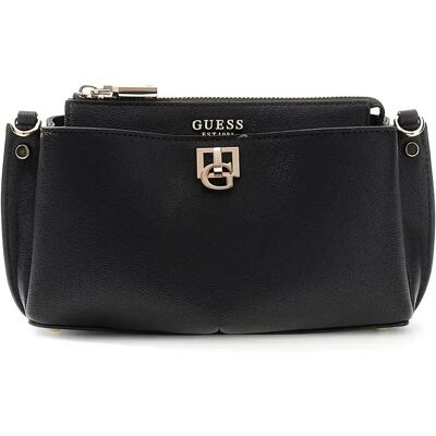 Sac bandoulière mini femme Guess Bianca Noir TU - Publicité Sac bandoulière mini femme Guess Bianca Noir TU - Publicité