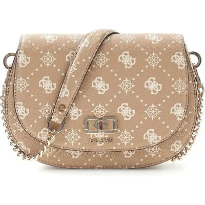 Sac bandoulière femme Guess Emelie Marron TU - Publicité Sac bandoulière femme Guess Emelie Marron TU - Publicité