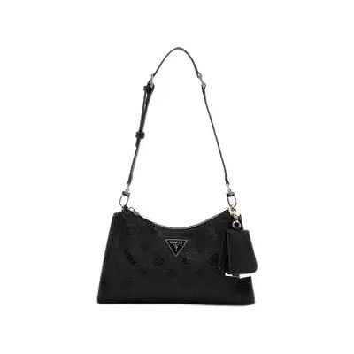 Sac bandoulière avec fermeture éclair femme Guess Cresidia II Noir TU - Publicité Sac bandoulière avec fermeture éclair femme Guess Cresidia II Noir TU - Publicité