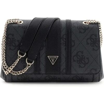 Sac bandoulière convertible femme Guess Noelle II Noir TU - Publicité Sac bandoulière convertible femme Guess Noelle II Noir TU - Publicité