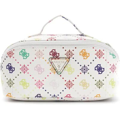 Trousse de maquillage femme Guess Silia Blanc TU - Publicité Trousse de maquillage femme Guess Silia Blanc TU - Publicité