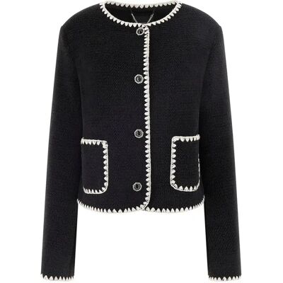 Blazer femme Guess Lucilla Buttoned Noir L - Publicité Blazer femme Guess Lucilla Buttoned Noir L - Publicité
