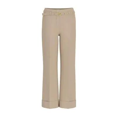 Pantalon femme Guess Crepe G-belt Beige XLx30 - Publicité Pantalon femme Guess Crepe G-belt Beige XLx30 - Publicité