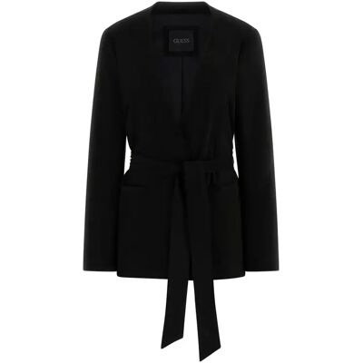 Blazer faux suède femme Guess Chloe Noir L - Publicité Blazer faux suède femme Guess Chloe Noir L - Publicité