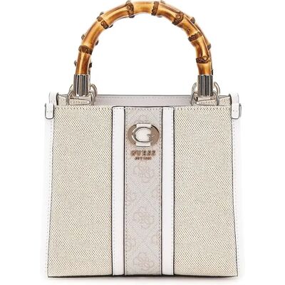 Mini sac à main 2 compartiment femme Guess Kerima Bamboo Beige TU - Publicité Mini sac à main 2 compartiment femme Guess Kerima Bamboo Beige TU - Publicité