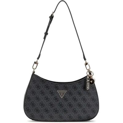 Sac à main zippé femme Guess Noelle II Noir TU - Publicité Sac à main zippé femme Guess Noelle II Noir TU - Publicité