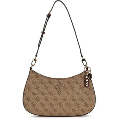 Sac à main zippé femme Guess Noelle II Beige TU - Publicité Sac à main zippé femme Guess Noelle II Beige TU - Publicité