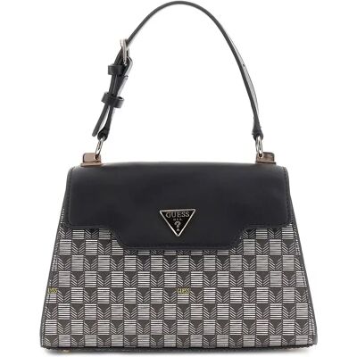 Sac à main rabats à poignée femme Guess G Wave Noir TU - Publicité Sac à main rabats à poignée femme Guess G Wave Noir TU - Publicité