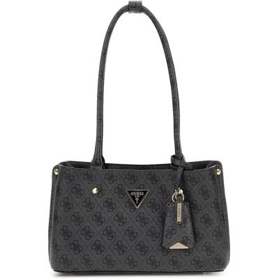 Sac bandoulière en similicuir femme Guess Meridian II Noir TU - Publicité Sac bandoulière en similicuir femme Guess Meridian II Noir TU - Publicité