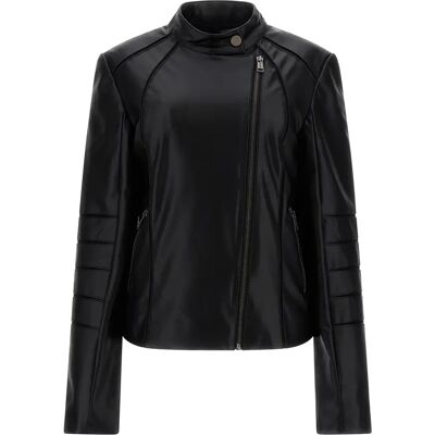 Veste faux cuir femme Guess Harley Noir XS - Publicité Veste faux cuir femme Guess Harley Noir XS - Publicité