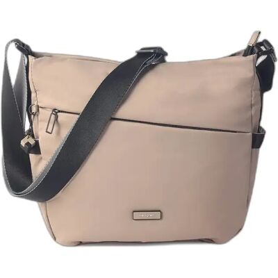Sac bandoulière femme Hedgren Milky Way Beige 8,3 L - Publicité Sac bandoulière femme Hedgren Milky Way Beige 8,3 L - Publicité