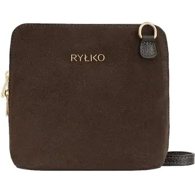 Sac bandoulière avec fermeture éclair en cuir femme Ryłko Marron TU - Publicité Sac bandoulière avec fermeture éclair en cuir femme Ryłko Marron TU - Publicité